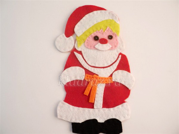 Новогодняя игрушка Дед Мороз своими руками. Мастер - класс