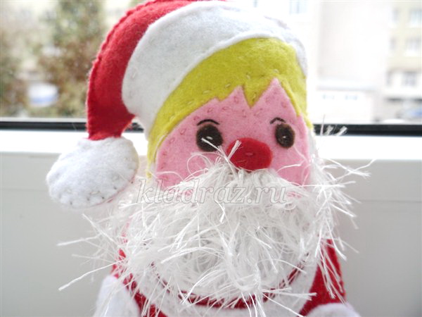 Новогодняя игрушка Дед Мороз своими руками. Мастер - класс