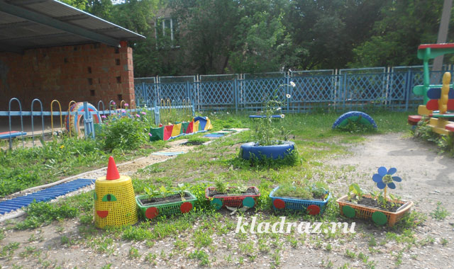 Как оформить участок в детском саду летом своими руками?