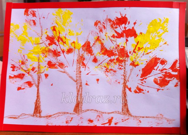 Урок рисования для детей на тему Осень