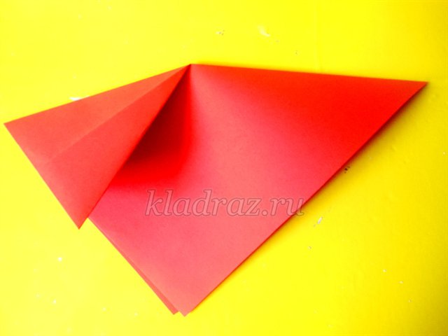 Оригинальный цветок в технике оригами. Мастер - класс