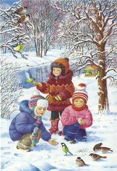 Прогулки зимой с детьми