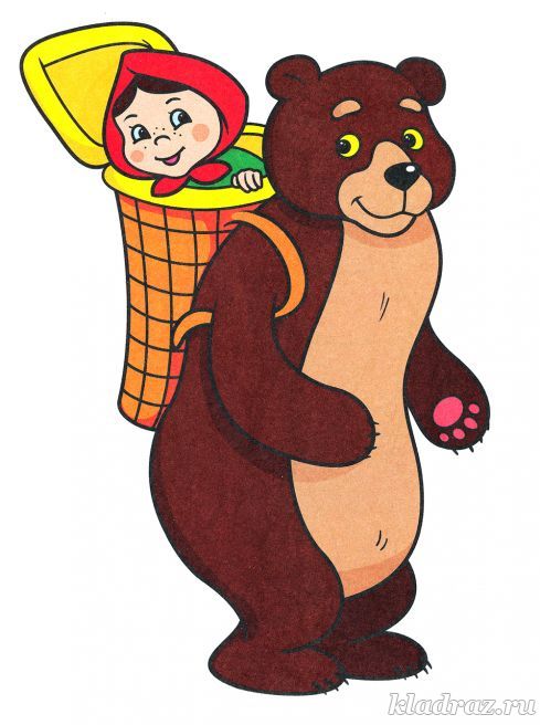 Сказка «Маша и медведь». Картинка