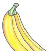 Картинка для детского сада. Банан