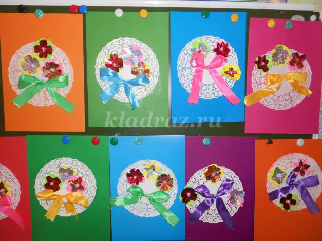 Идеи: Поделка цветы для мамы в детском саду - фото