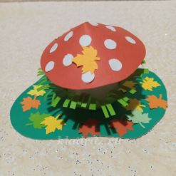 Практическое занятие по изготовлению грибов из бумаги для детей 6-7 лет пошагово с фото