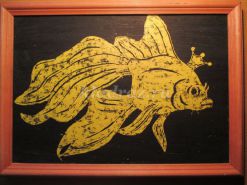 Мастер-класс по рисованию «Золотая рыбка». Техника «граттаж»