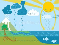 Экологическая сказка о круговороте воды в природе для детей 5-7 лет