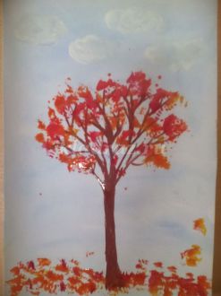 Нетрадиционная техника рисования «Дерево счастье». Мастер-класс с пошаговыми фото