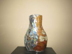 «Пламя и лёд». Мастер-класс по изготовлению вазы из бросового и природного материала.