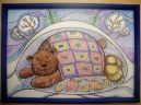 Поэтапное рисование фломастерами «Медвежонок в берлоге» для детей 6 - 8 лет. Мастер- класс поэтапно с фото