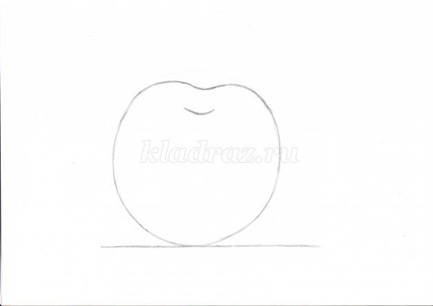 Как нарисовать яблоко поэтапно для ребенка 5 лет
