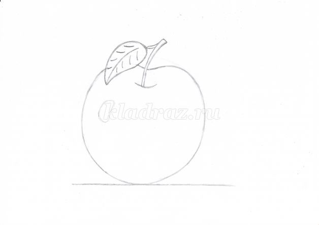 Как нарисовать яблоко поэтапно для ребенка 5 лет