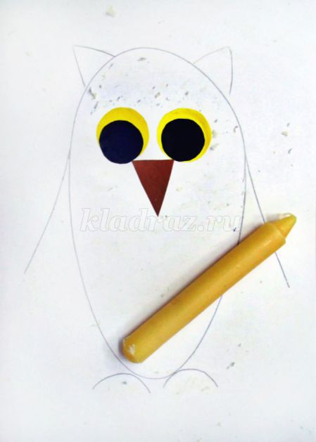 Картинка сова 4 года ребенку